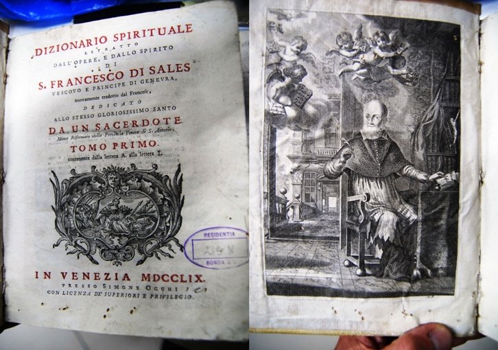 DIZIONARIO spirituale ritratto dalle opere e dallo spirito di s. … | Immagine principale