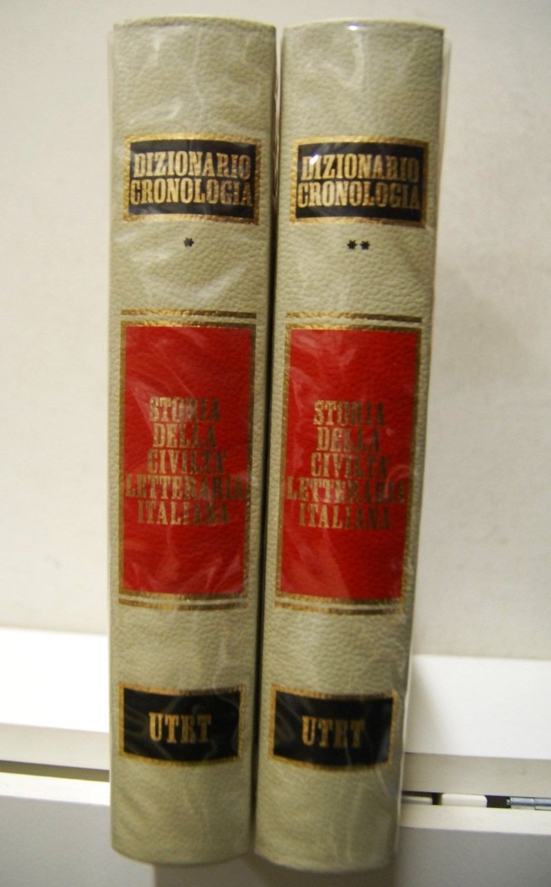 Dizionario Storia della Civiltà Letteraria Italiana (Dizionario Cronologico ? 2 …