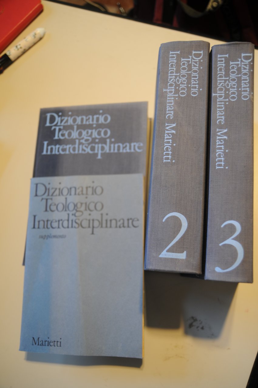 dizionario teologico interdisciplinare 3 voll. più supplemento NUOVISSIMI