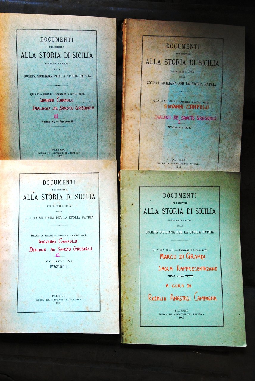 documenti per servire alla storia di sicilia vol. xi fascicolo …