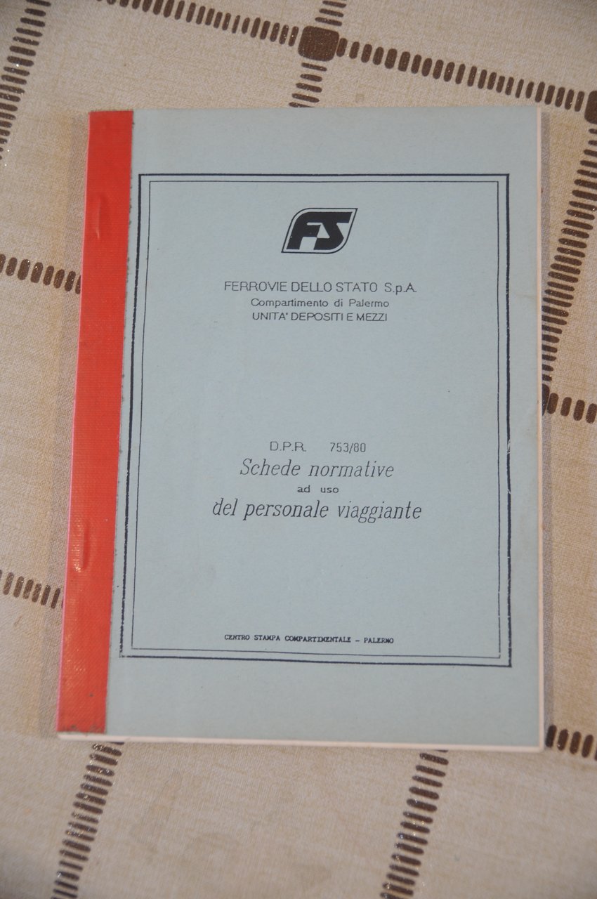 dpr 753-80 schede normative ad uso del personale viaggiante | Immagine principale
