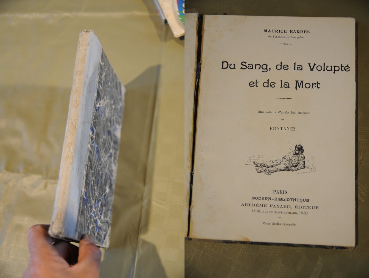 DU SANG DE la volupte' voluptè LA MORT