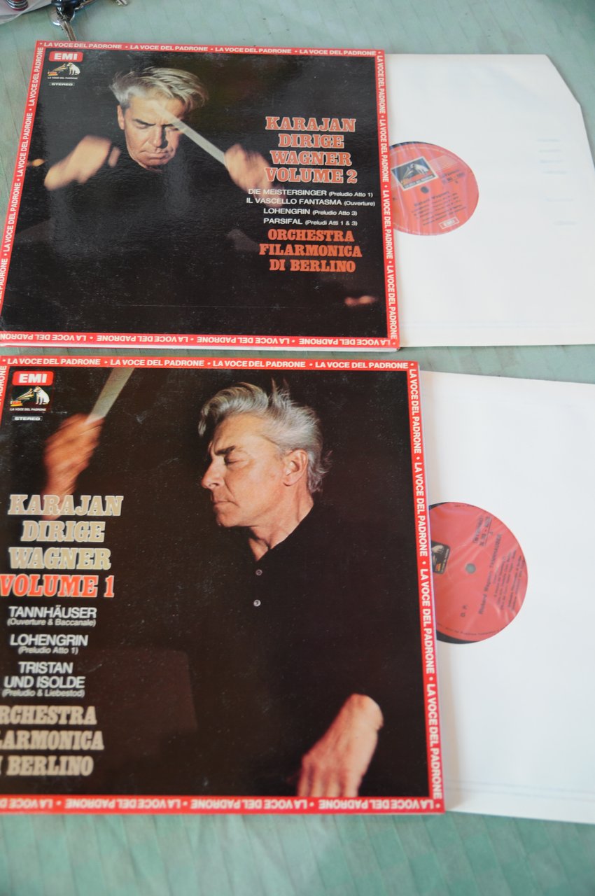 due dischi karajan dirige wagner volume 1 e 2 orchestra …