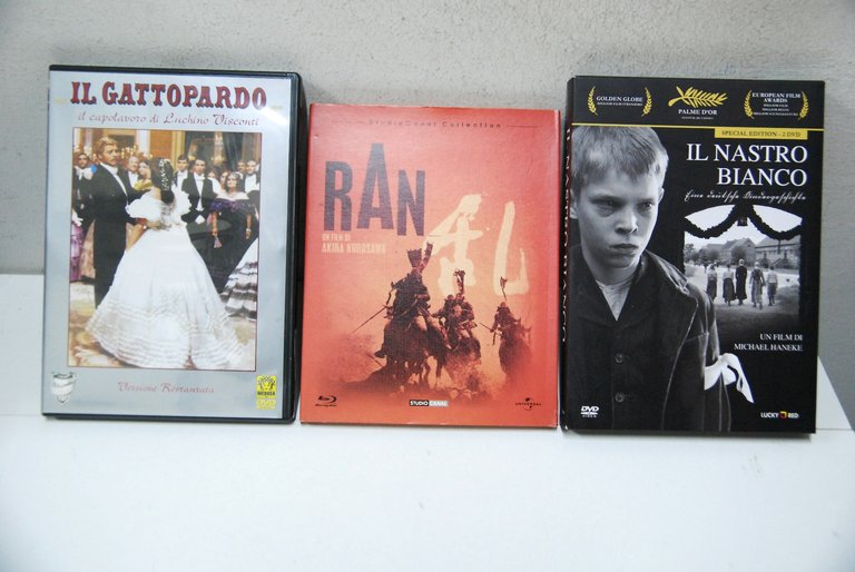 DVD ? Il gattopardo versione restaurata + il nastro bianco special edition e ran akira kurosawa studio canal collection