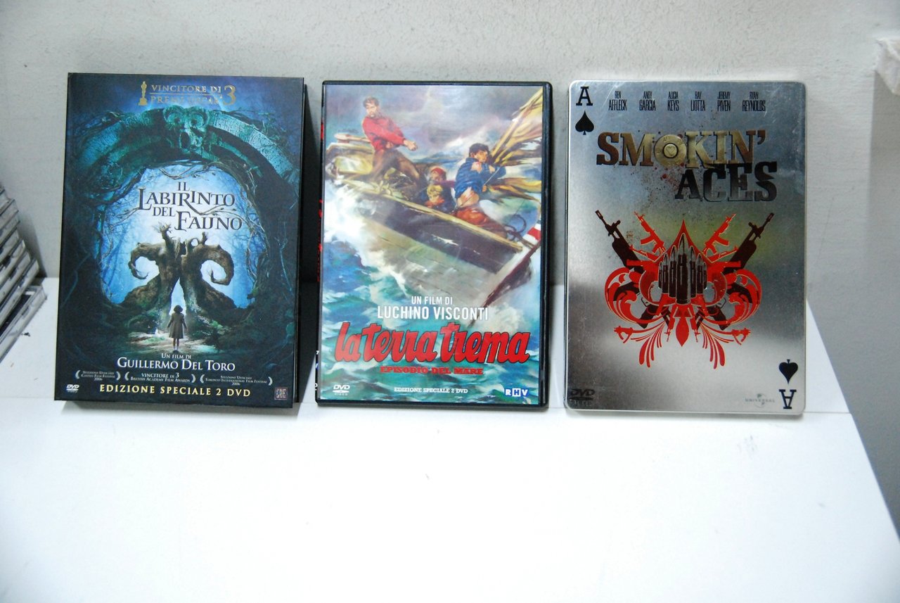 DVD ? smokin' aces la terra trema il labirinto del …