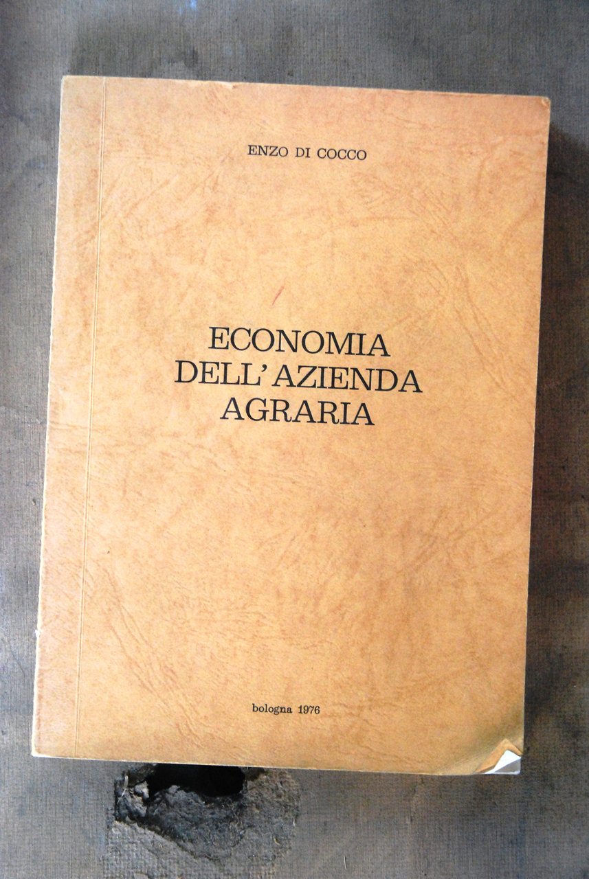 economia dell'azienda agraria