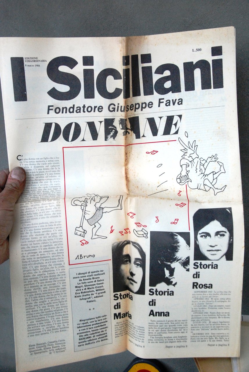 edizione straordinaria 8 marzo 1984