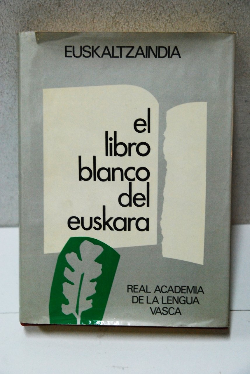 el libro blanco del euskara
