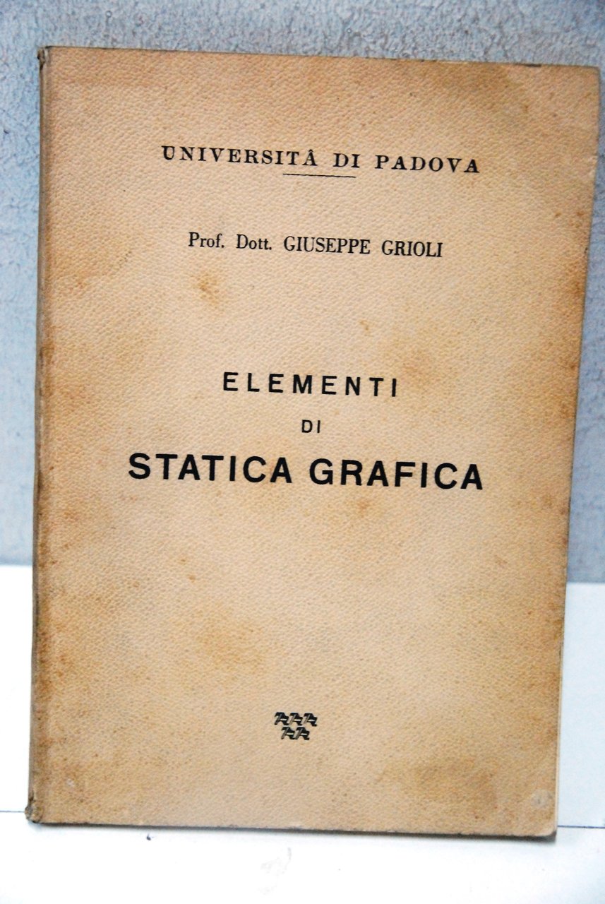 elementi di statica grafica