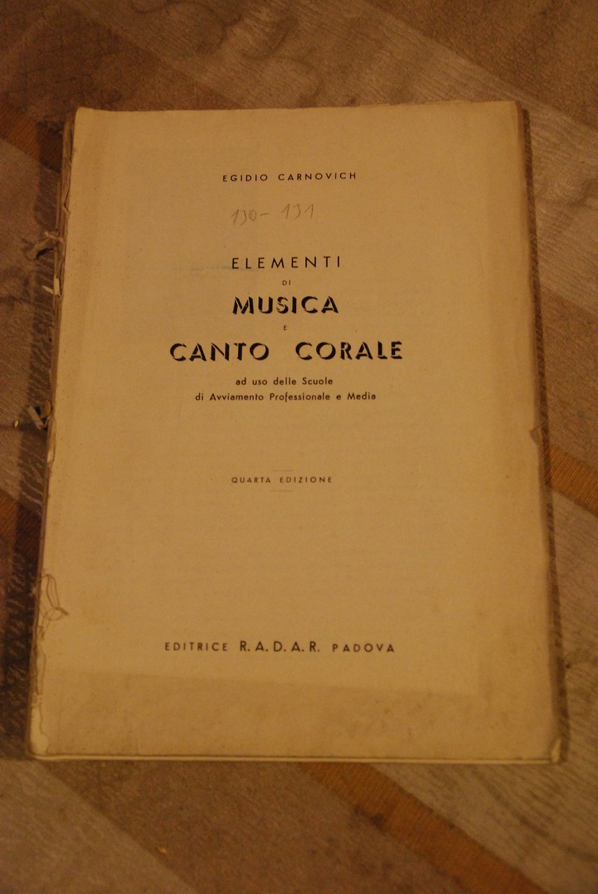 elementi musica corale