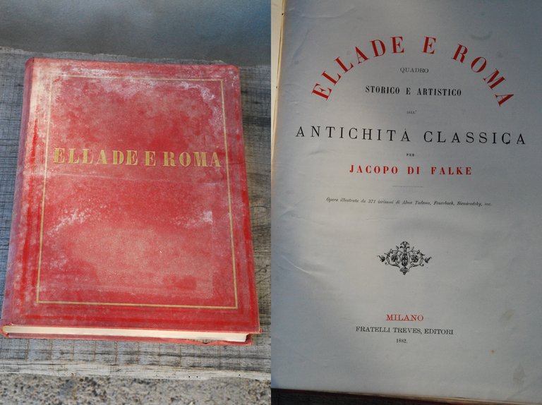 ellade e roma quadro storico e artistico NUOVISSIMO