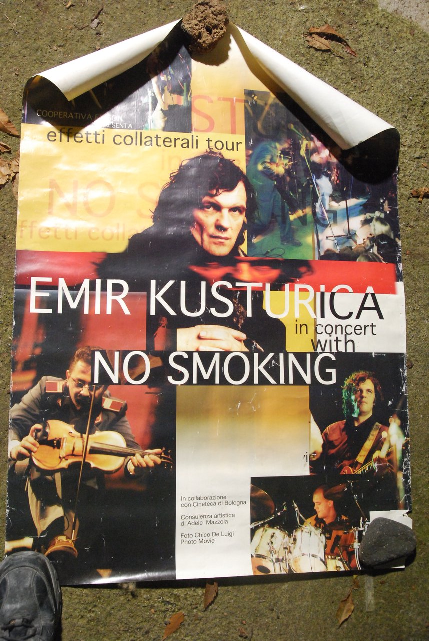 emir kusturica in concert with no smoking