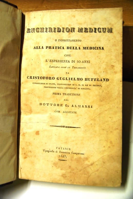 Enchiridion Medicum o indirizzamento alla pratica di medicina