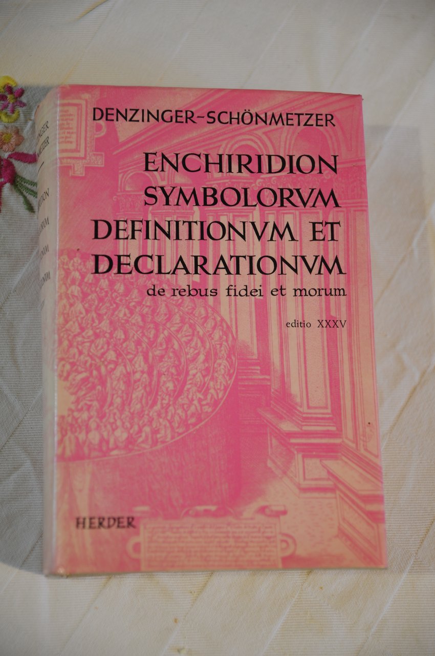 enchiridion symbolorum definitionum et declarationum editio 35 NUOVISSIMO | Immagine principale