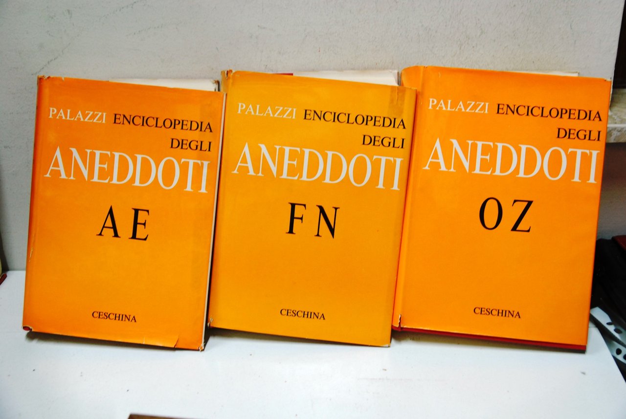 Enciclopedia degli Aneddoti, 3 volumi collana completa