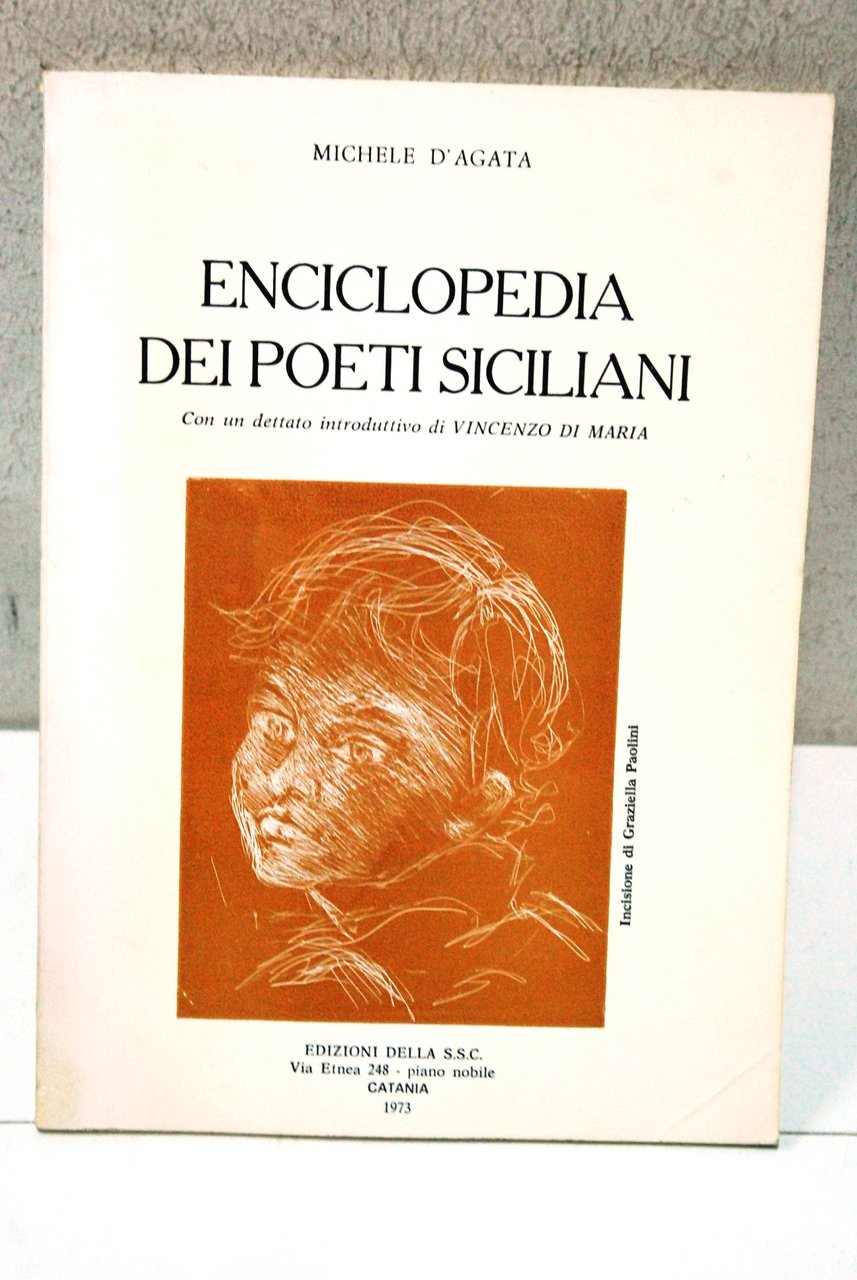 enciclopedia dei poeti siciliani vol. unico cpl. NUOVO | Immagine principale