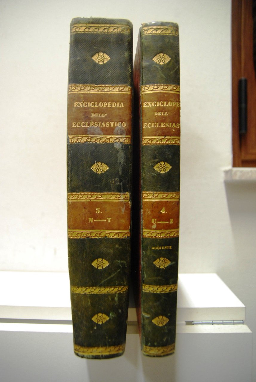 Enciclopedia dell'ecclesiastico vol. 3 e 4 dizionario teologia | Immagine principale