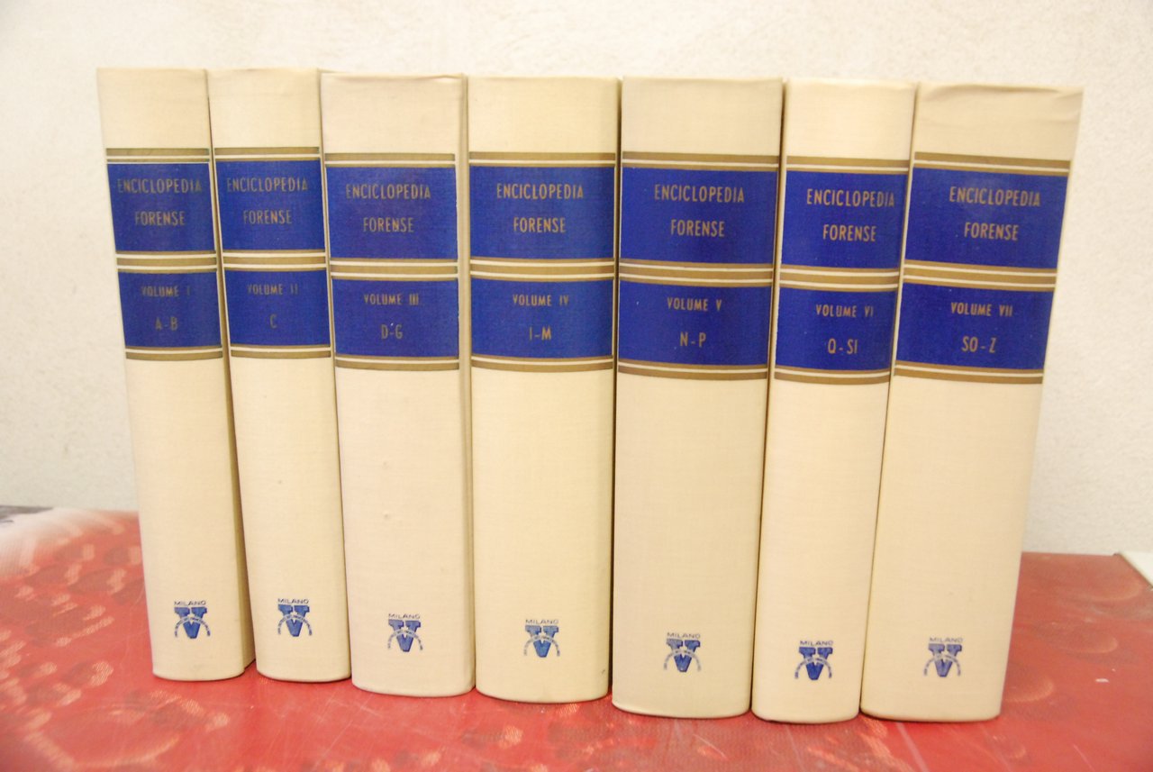 enciclopedia forense 7 voll. opera cpl. NUOVI | Immagine principale