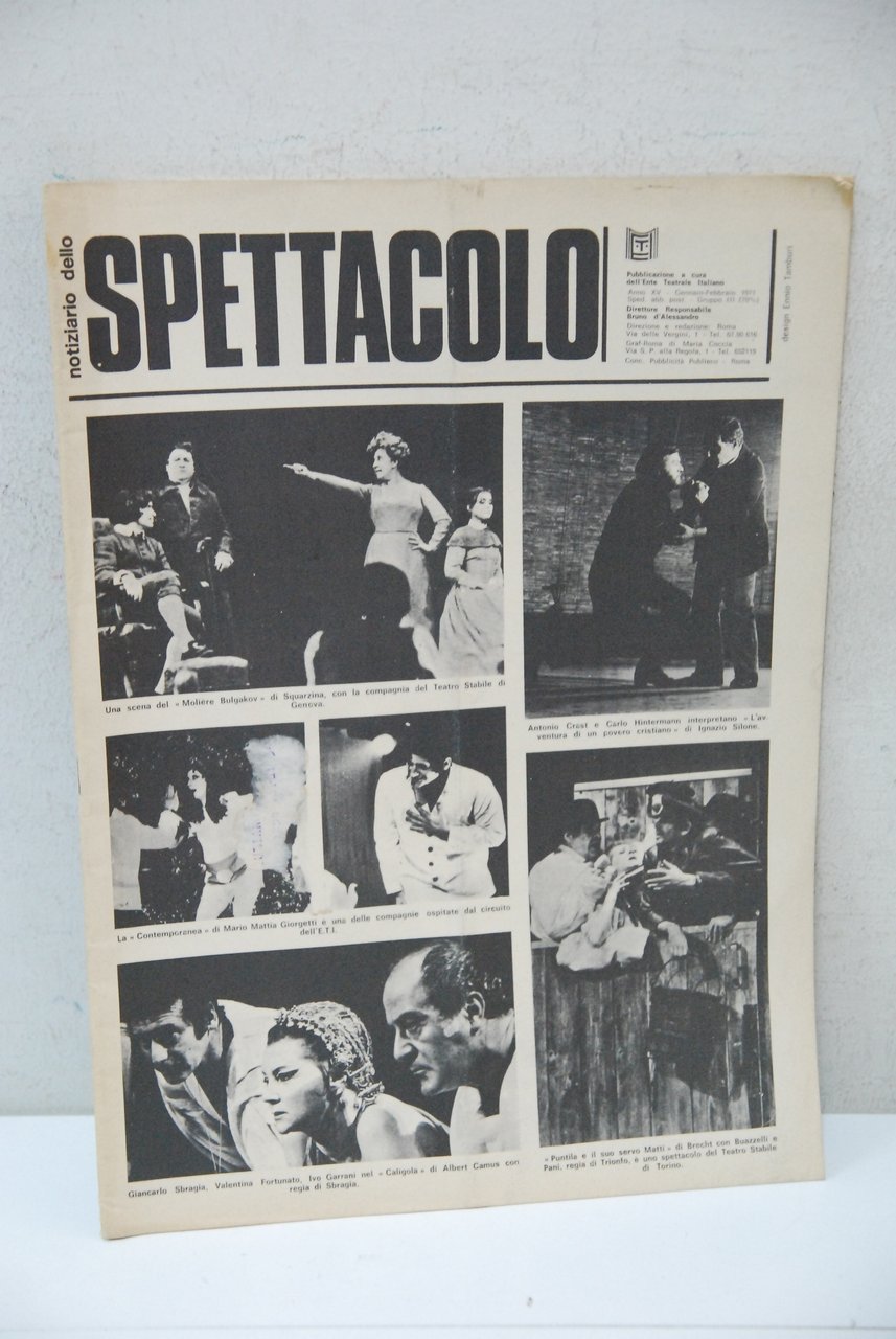 ente teatrale italiano gennaio febbraio 1971 | Immagine principale