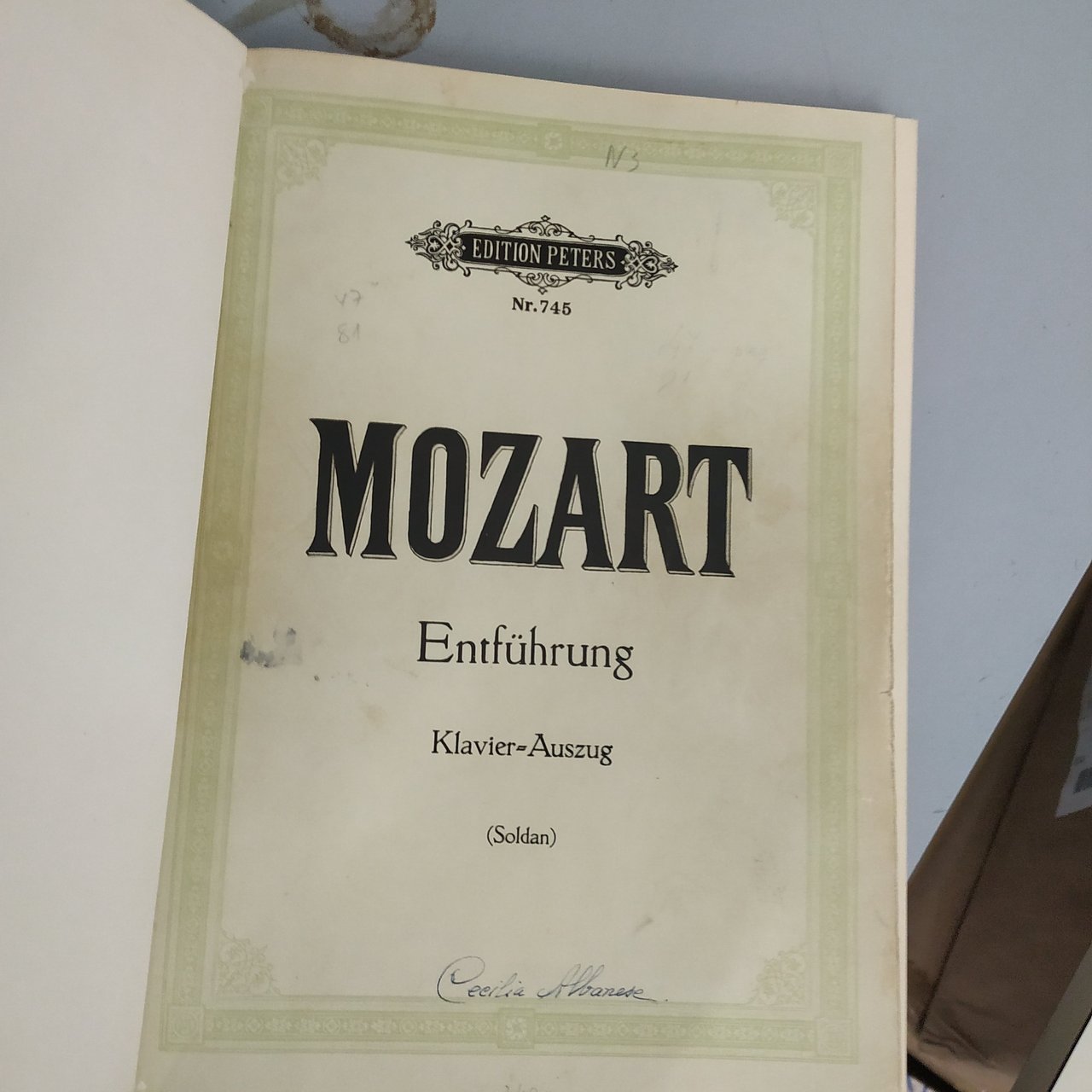entfuhrung klavier auszug soldan