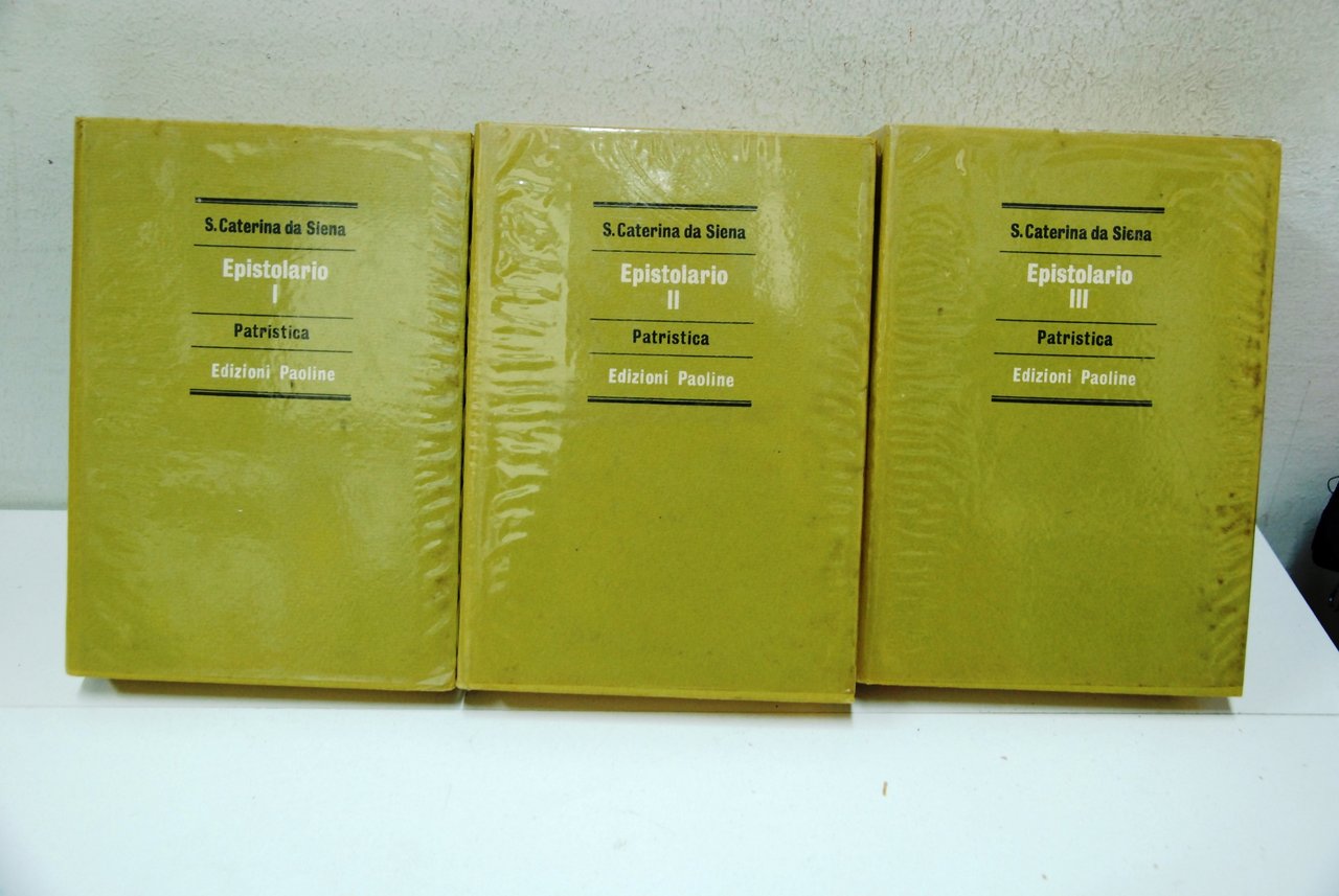 Epistolario patristica in 3 volumi completi