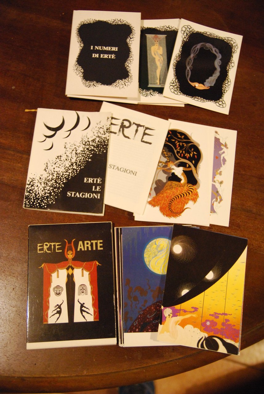 erte' ertè le stagioni i numeri di arte (3 cofanetti …