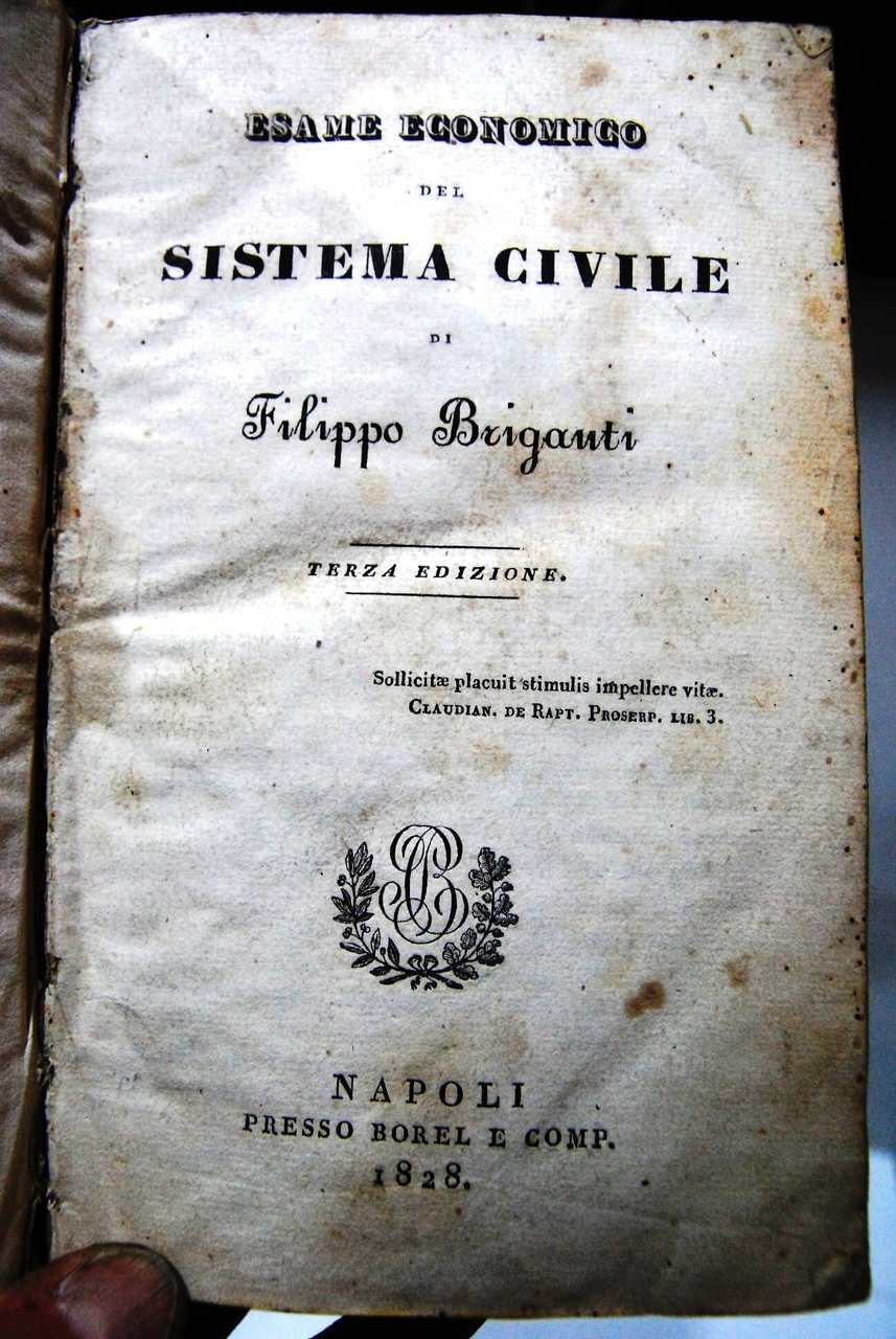 Esame economico del sistema civile ? volume unico | Immagine principale
