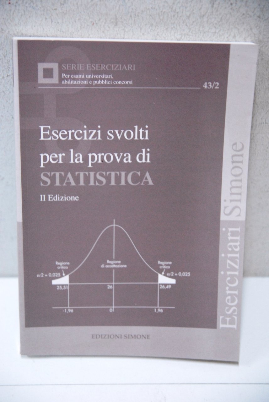 esercizi svolti per la prova di STATISTICA