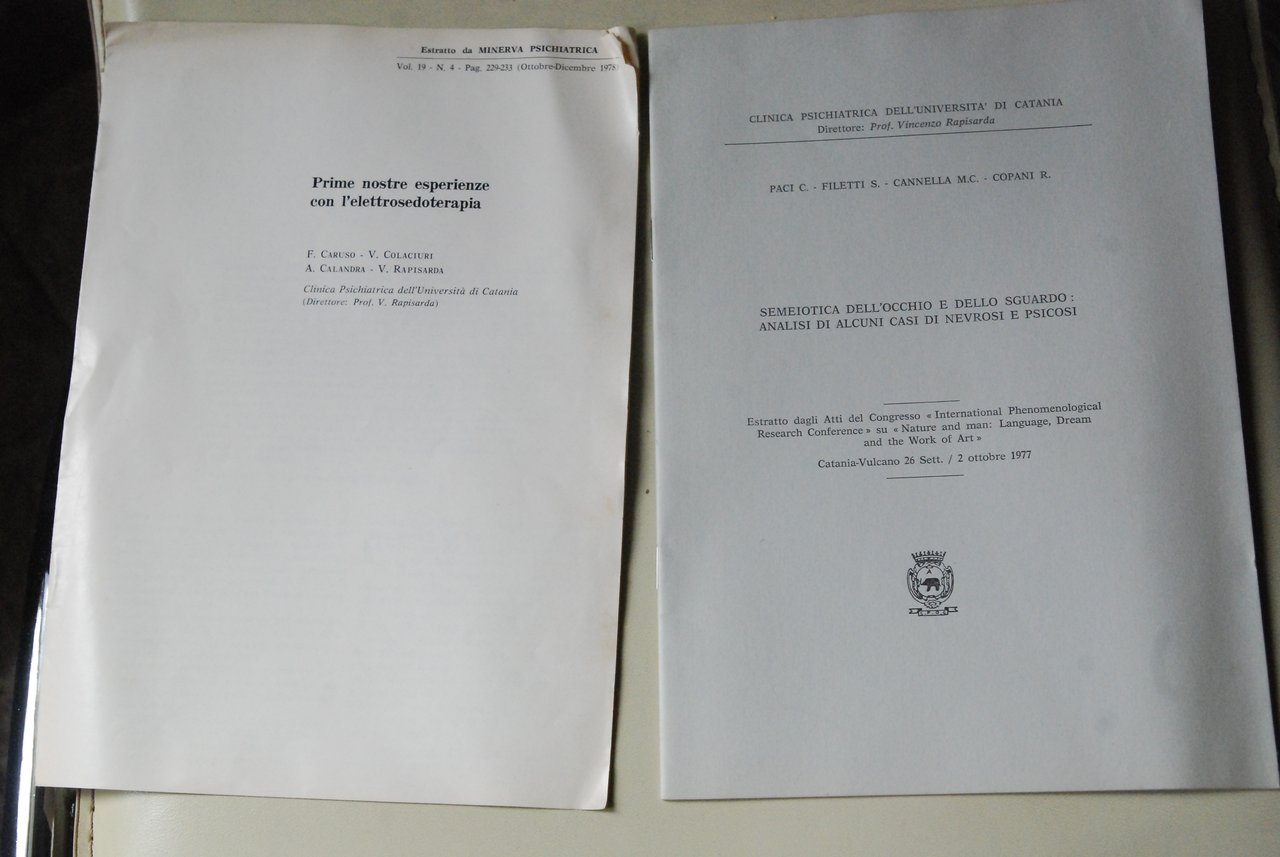 esperienze con l'elettrosedotarapia e semeiotica dell'occhio dello sguardo casi di … | Immagine principale