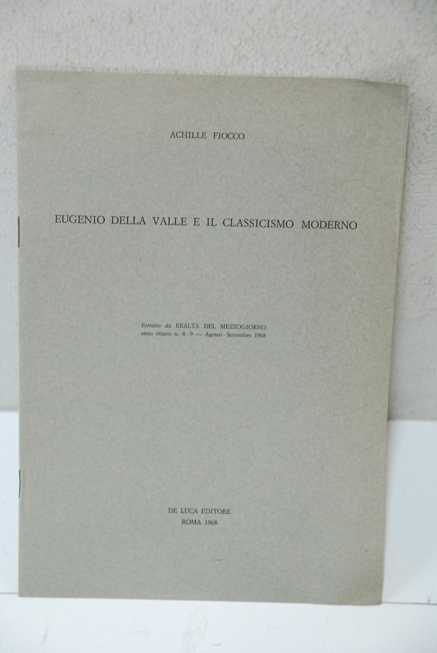 eugenio della valle e il classicismo moderno poesia | Immagine principale
