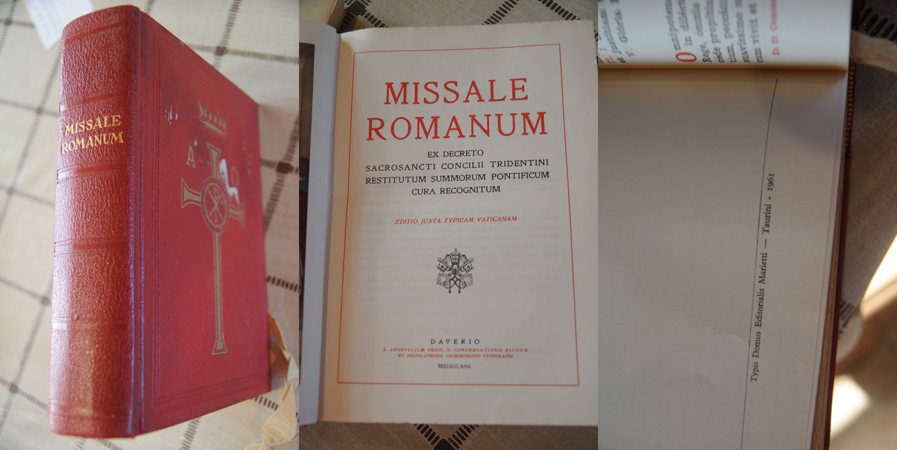 ex decreto sacrosancti concilii tridentini restitutum summorum pontificum cura recognitum … | Immagine principale