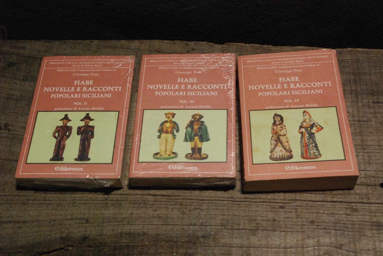 fiabe e novelle racconti popolari siciliani voll. 2,3,4 NUOVI ancora …