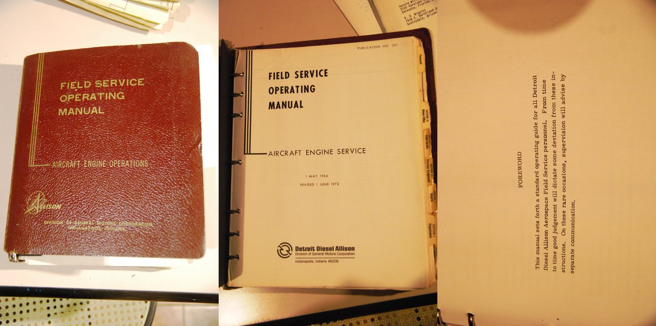 field service operating manual aircraft engine aerospace field | Immagine principale