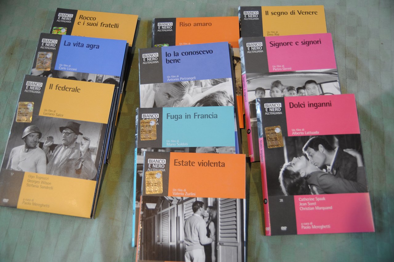 film dvd bianco e nero all'italiana