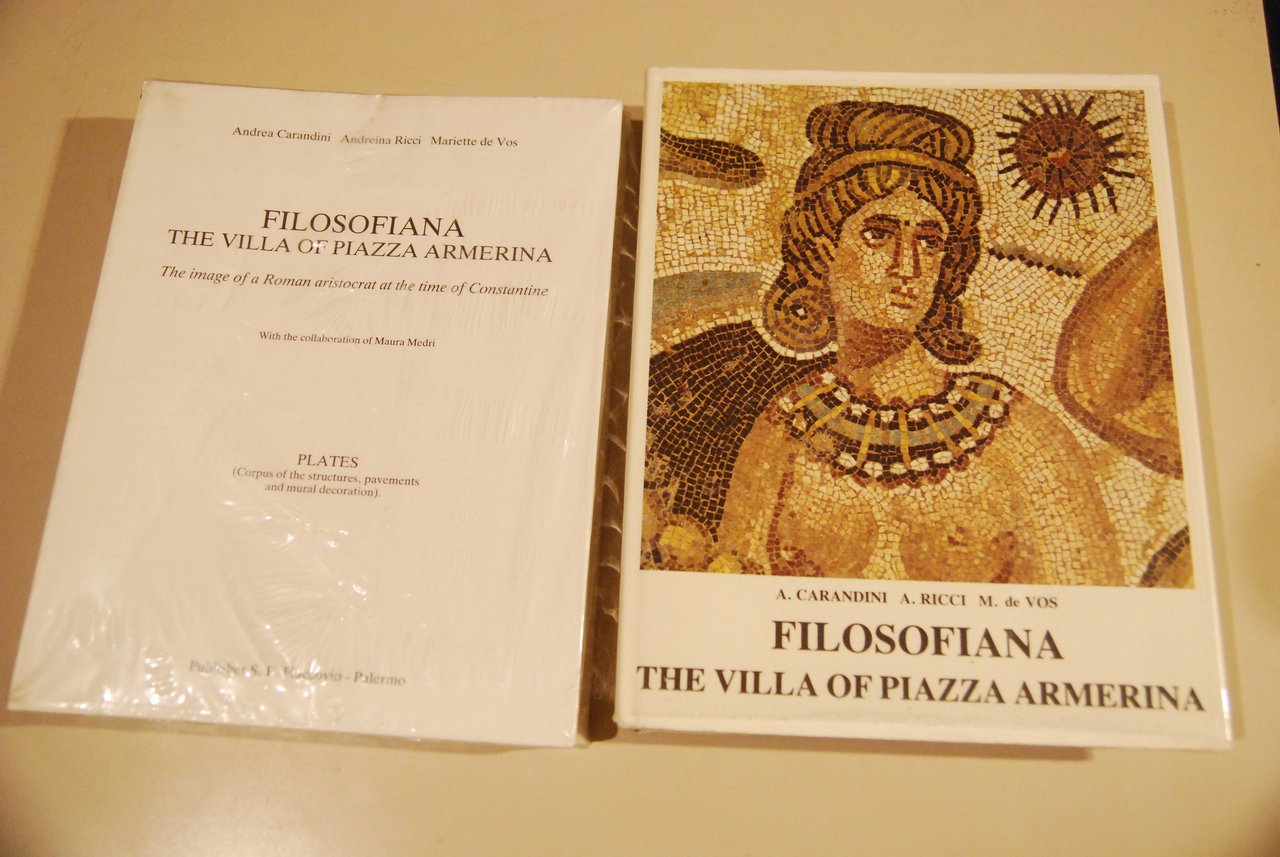 filosofiana the villa of piazza armerina 2 volumes NEW