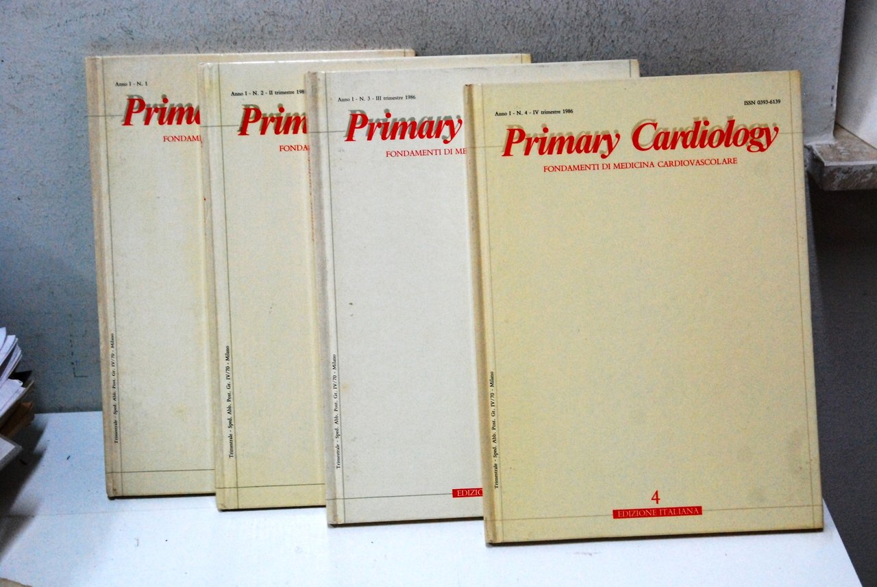 fondamenti di medicina cardiovascolare anno 1 numeri 1,2,3,4 NUOVI