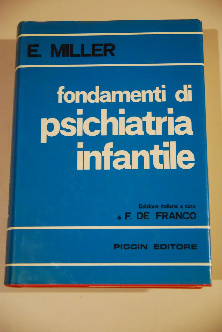 fondamenti di psichiatria infantile NUOVO | Immagine principale