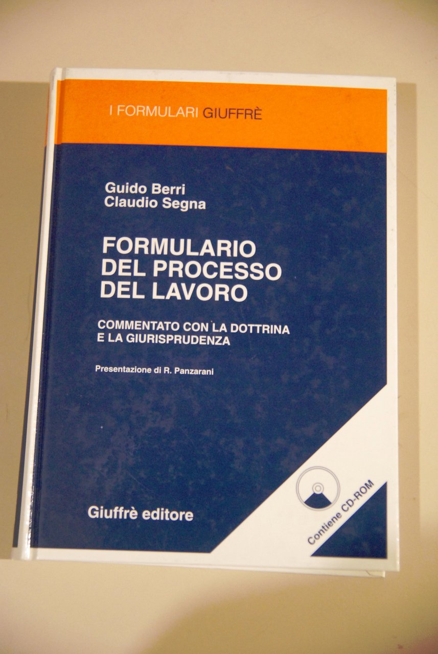 formulario del processo del lavoro