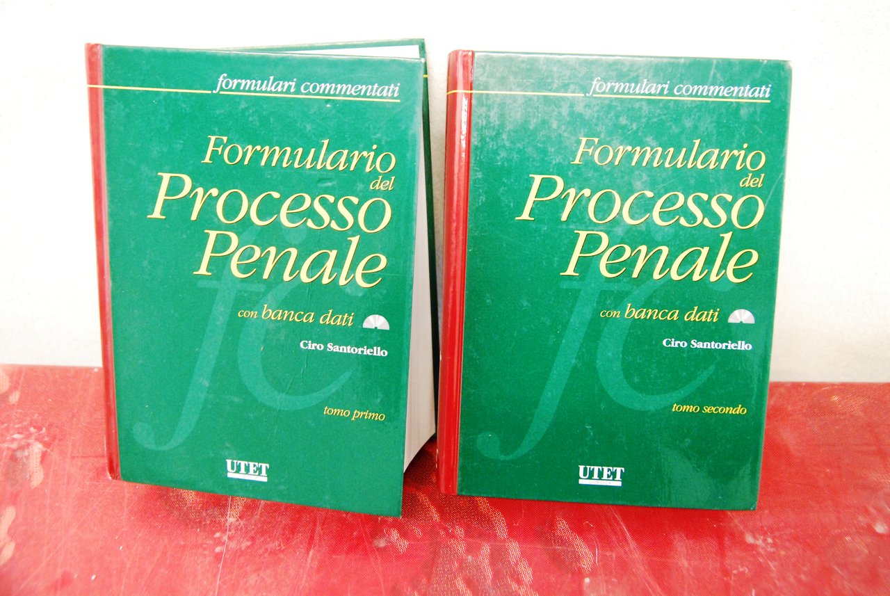 formulario del processo penale 2 voll. opera cpl. NUOVI | Immagine principale