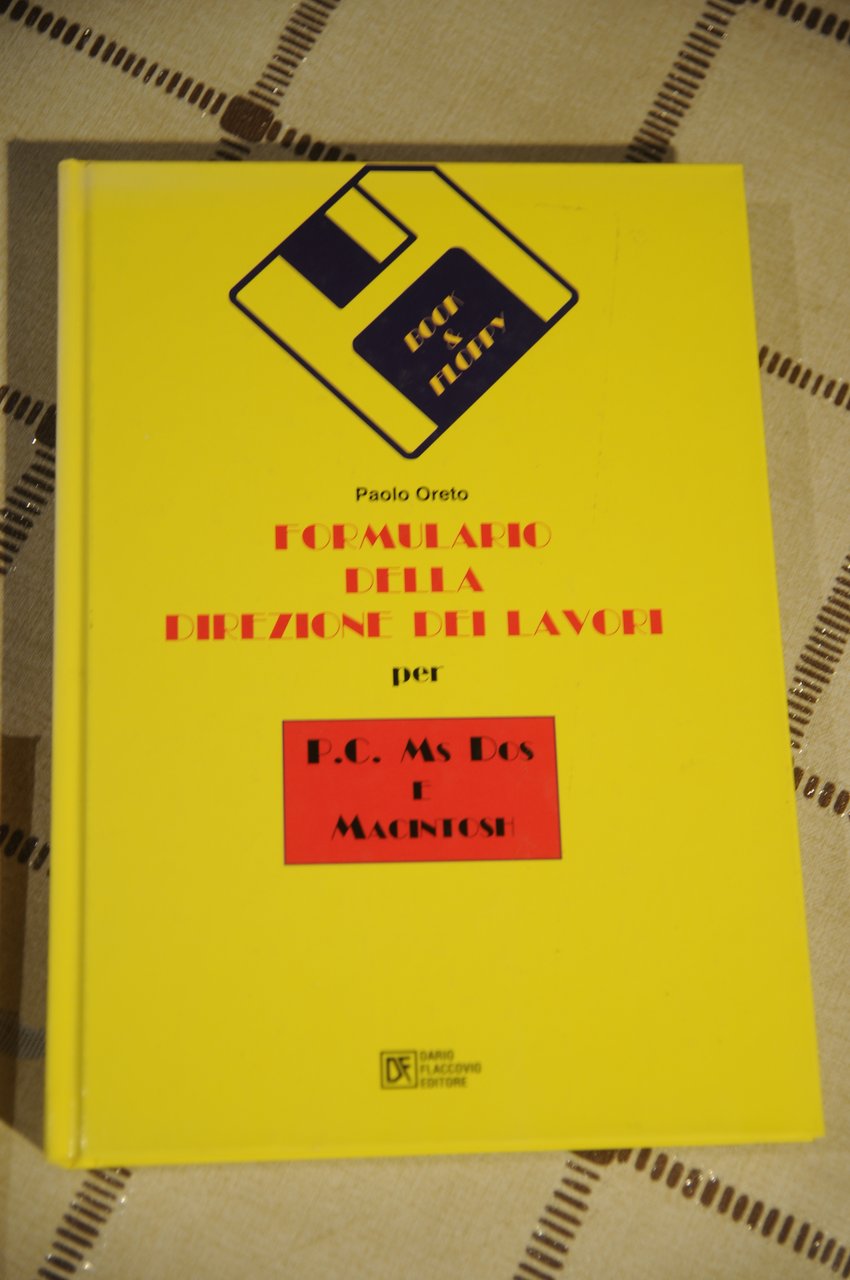 FORMULARIO della direzione dei lavori NUOVO con floppy | Immagine principale