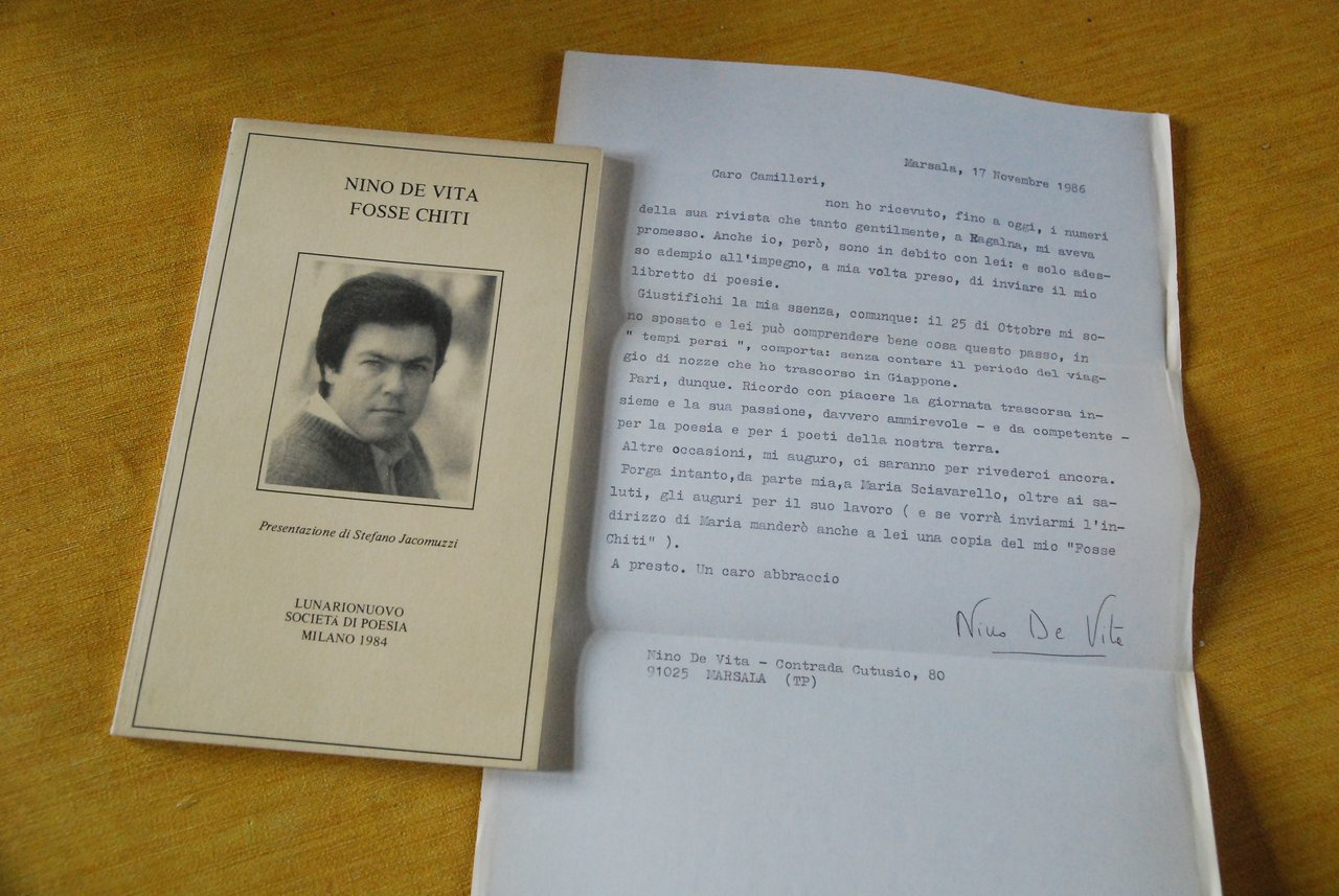 fosse chiti 1984 autografato dall'autore con dedica e lettera | Immagine principale