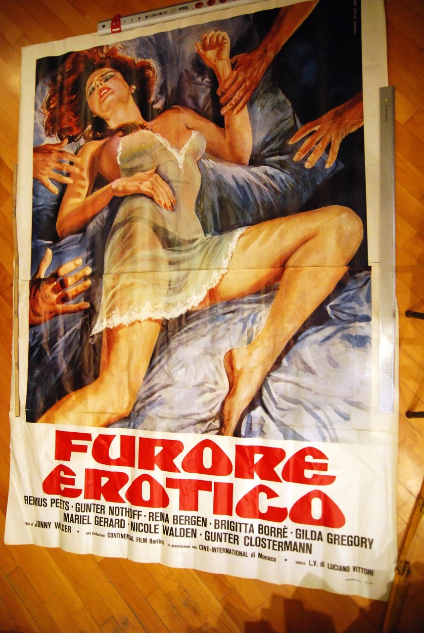 furore erotico poster gigante due fogli