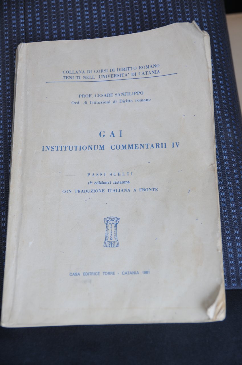 gai institutionum commentarii IV - (sottolineature a penna) | Immagine principale