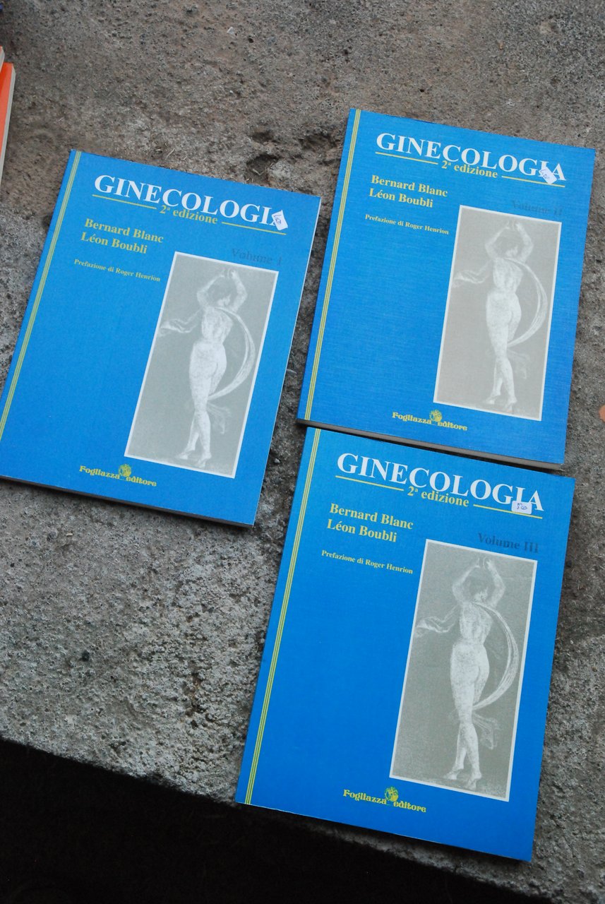 ginecologia 3 voll. opera cpl. NUOVI