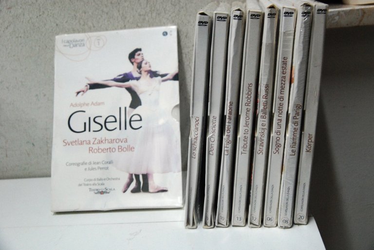 giselle lo schiaccianoci don chisciotte la figlia del faraone tribute to jerome robbins stravinskij balletti russi fiamme di parigi korper sogno di una notte mezza estate