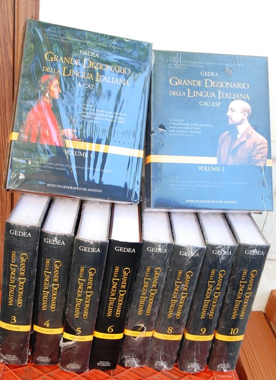 Grande Dizionario della Lingua Italiana in 10 volumi completi NUOVISSIMI