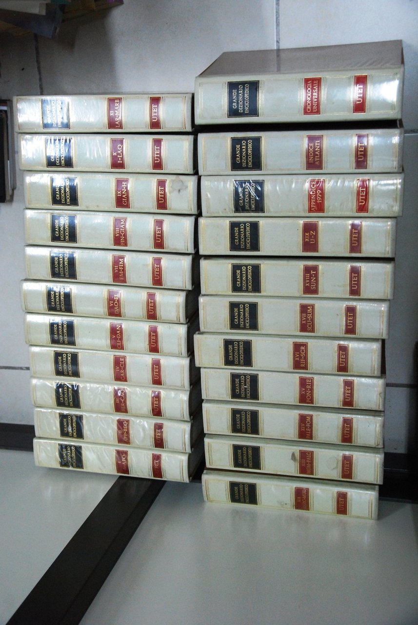 Grande Dizionario Enciclopedico UTET in 22 volumi appendice 1979 + …