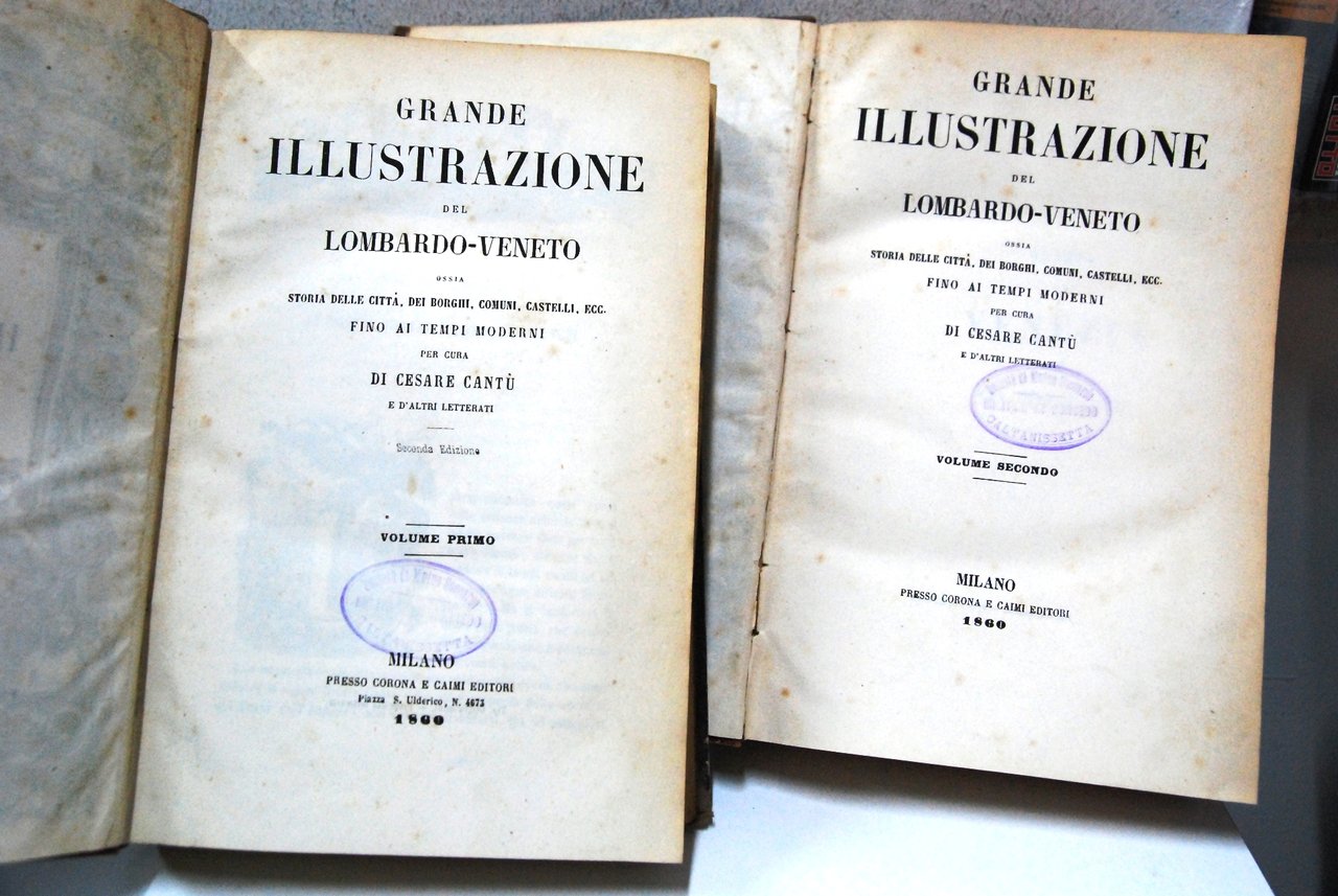 grande illustrazione del lombardo veneto storia delle città borghi comuni … | Immagine principale