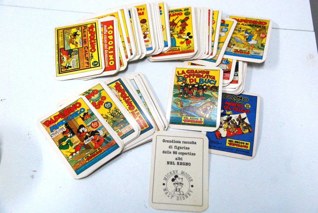 grandiosa raccolta di figurine delle 95 copertine albi del regno | Immagine principale