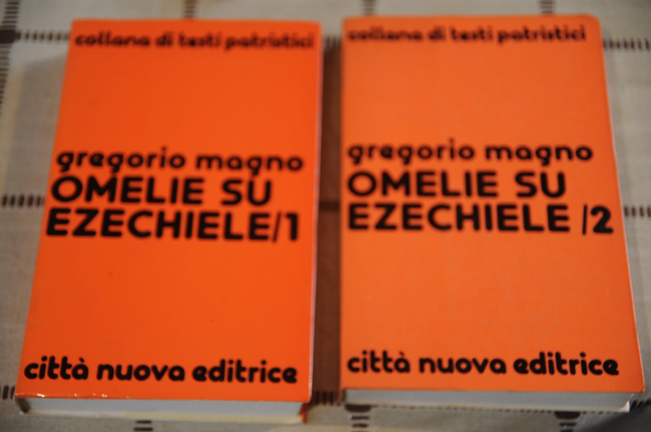 GREGORIO MAGNO omelie su ezechiele 2 voll. opera cpl. NUOVISSIMI | Immagine principale